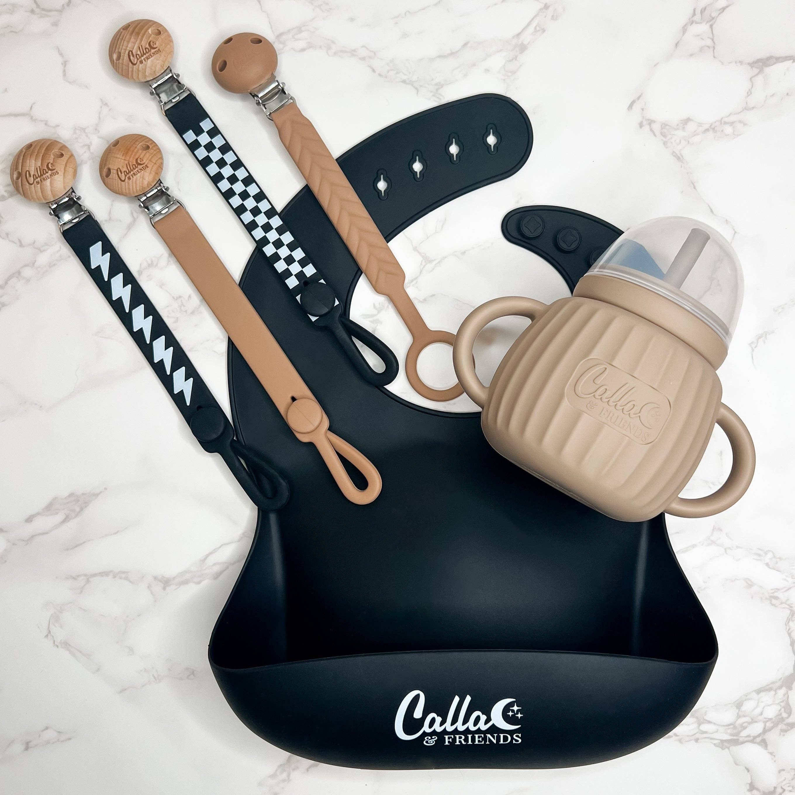 Calla & Friends – wholesale Nappklämma - Baby – Nash Everything Clip - Rutig12