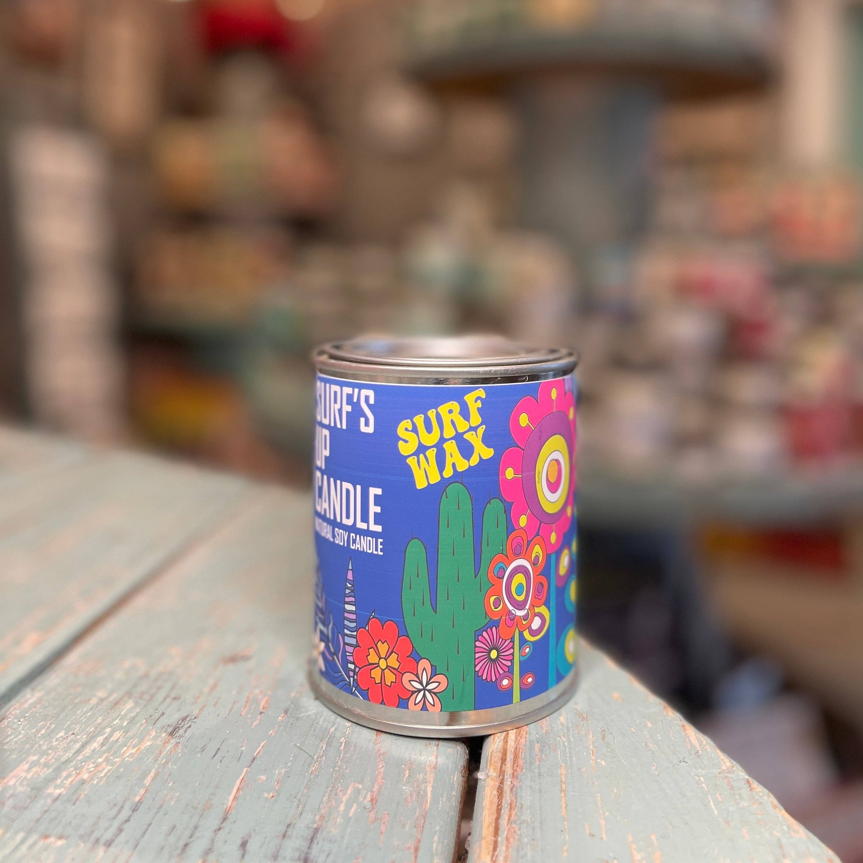 Surfs Up Candle - Vendita all'ingrosso Candela in vasetto - Boho Desert - Barattolo di vernice a cera da surf0