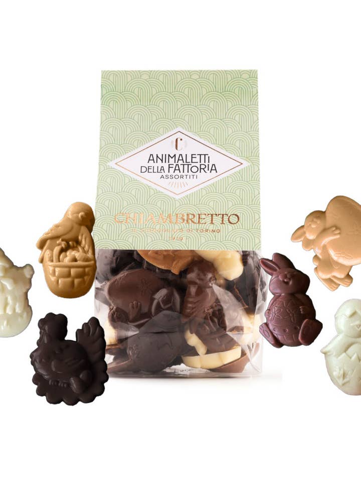 Chokoladedyr for engroshandel hos CIOCCOLATO CHIAMBRETTO 1910 - IL CIOCCOLATO DI TORINO