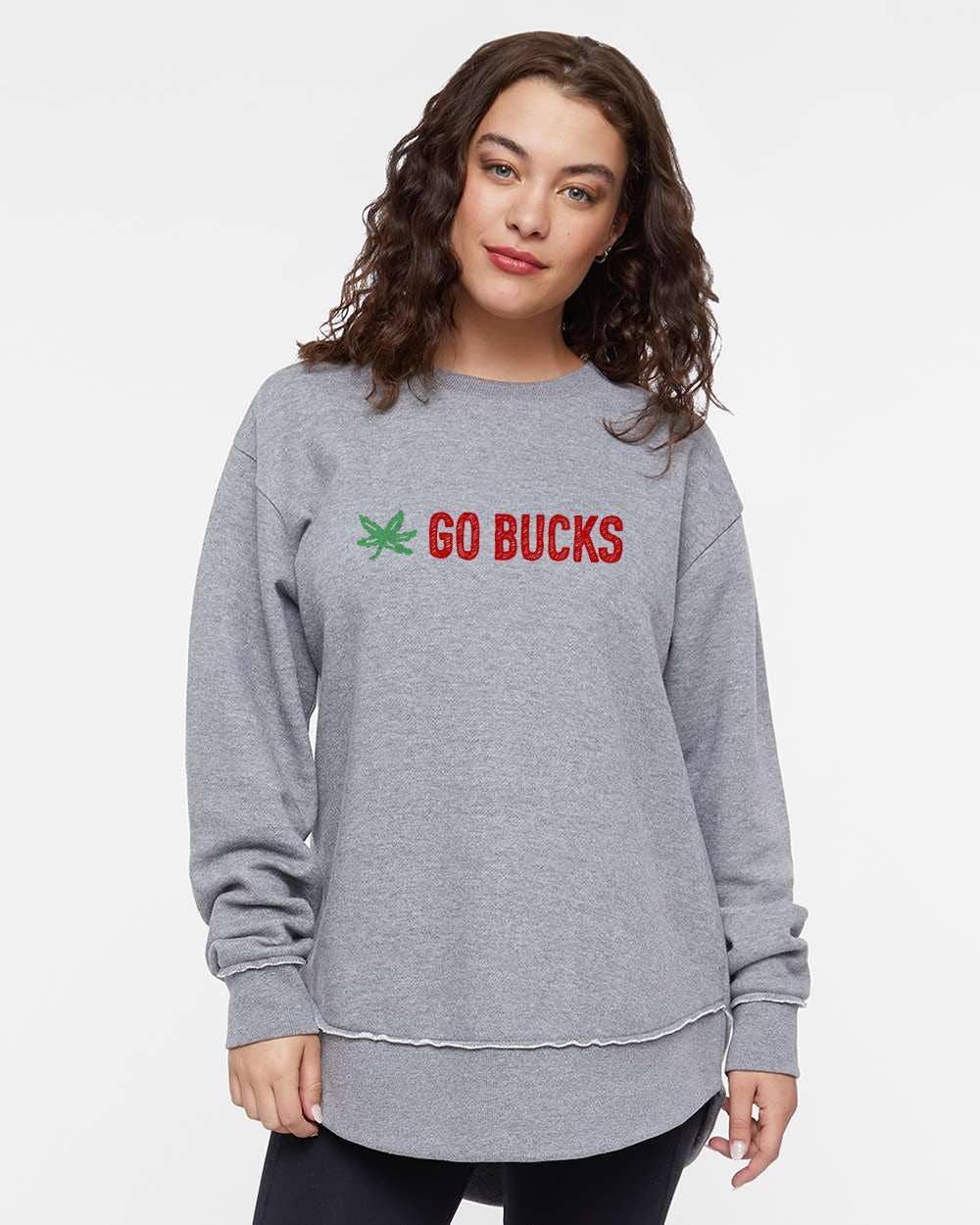 Megan Lee Designs - Wholesale Graphic Sweatshirt - Women's - Go Bucks : Women's Weekend Fleece OSU Buckeyes3