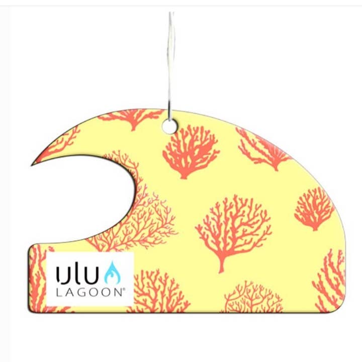 Totally Coral Mini Wave Air freshener for wholesale by ulu LAGOON