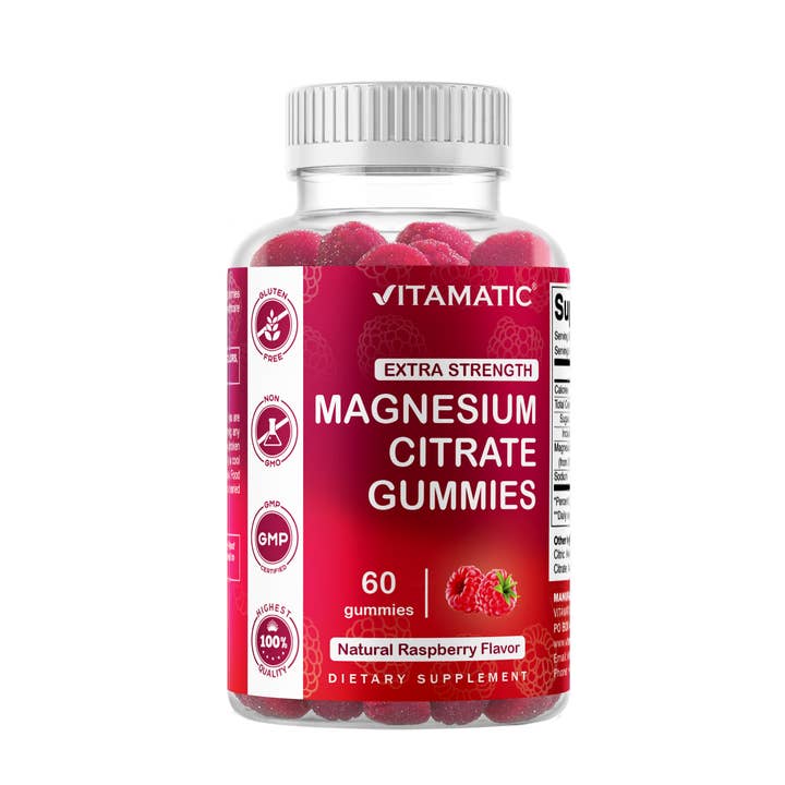 Vitamatic - Wholesale Oral Supplement/Vitamin - Vitamatic |Magnesium Citrate 85mg/Gummies | 60 Vegan Gummies