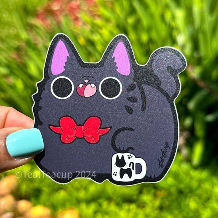 ChonkCat JiJi Sticker for wholesale by TealTeacup