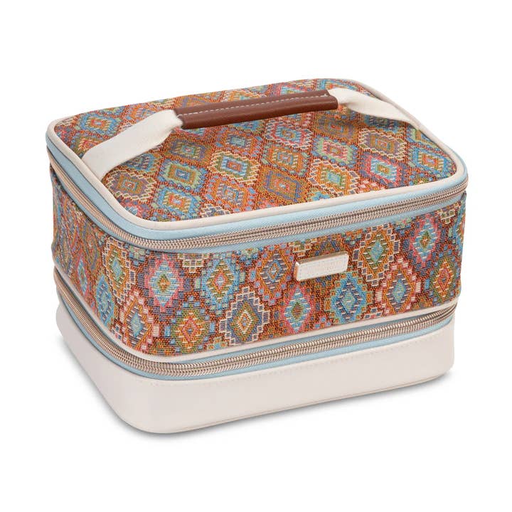 Bodrum Kilim Jenny Train Case for wholesale by Stephanie Johnson
