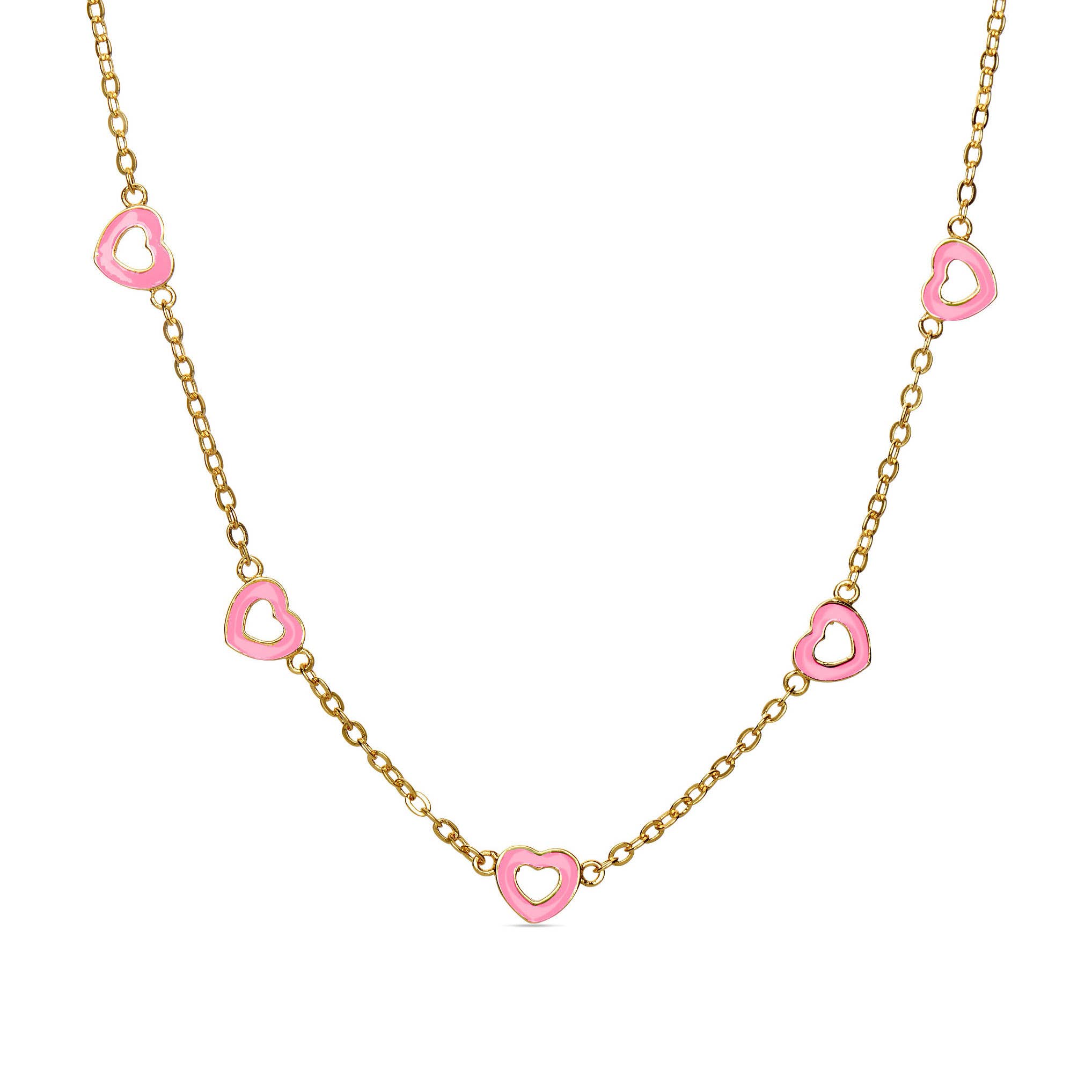 Lily Nily – Großhandel Halskette – Kinder – Herz-Stations-Halskette4