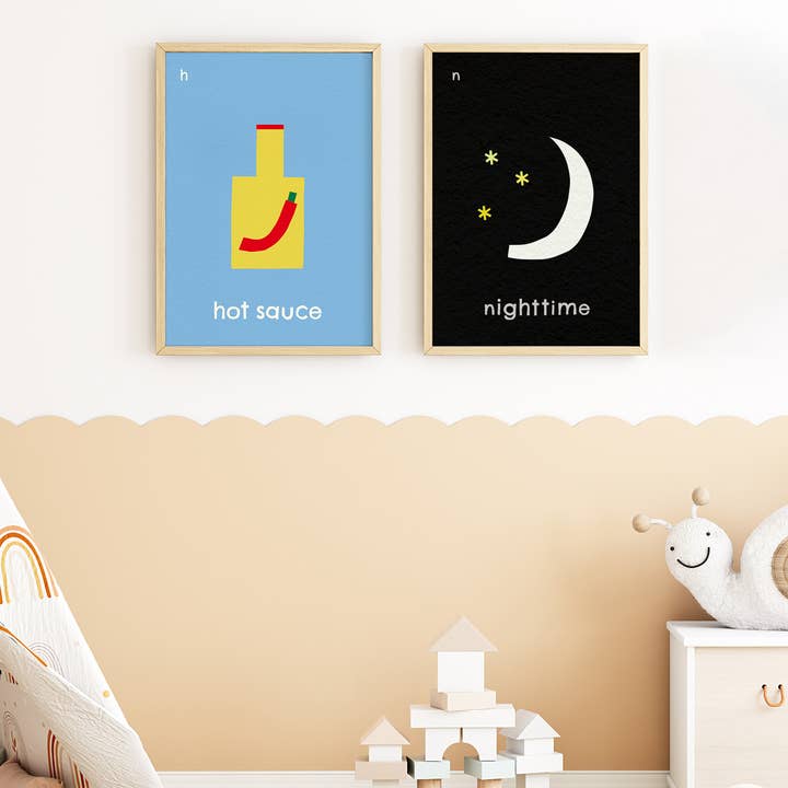 Surprise Radish - Wholesale Art Print - Nighttime Art Print2