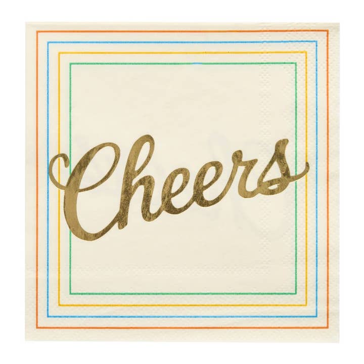 Servilletas de cóctel 'Cheers'/26 unidades para venta al por mayor de Sophistiplate