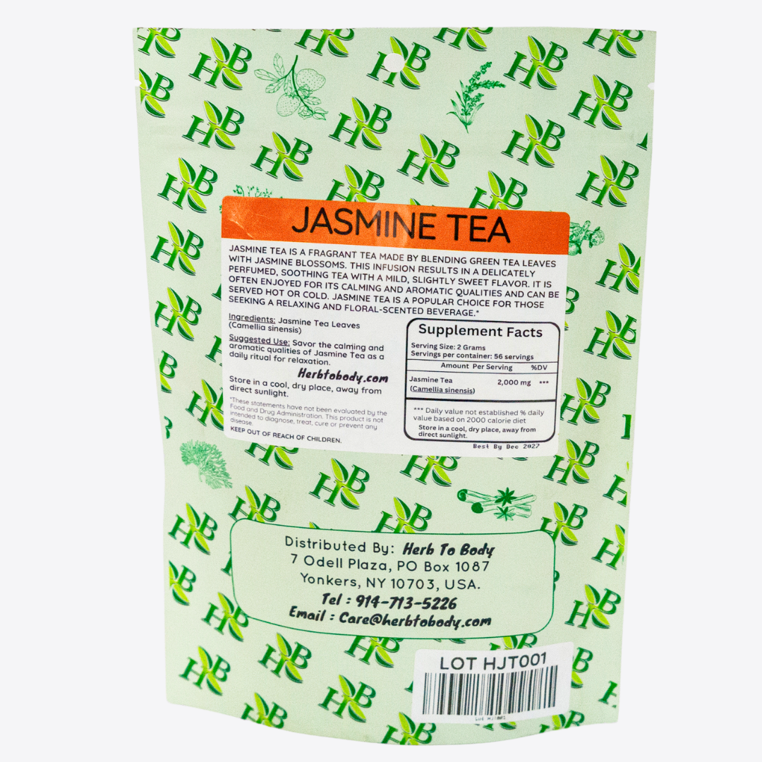 Herb To Body – Chá solto por atacado – Chá de Jasmim 4oz1