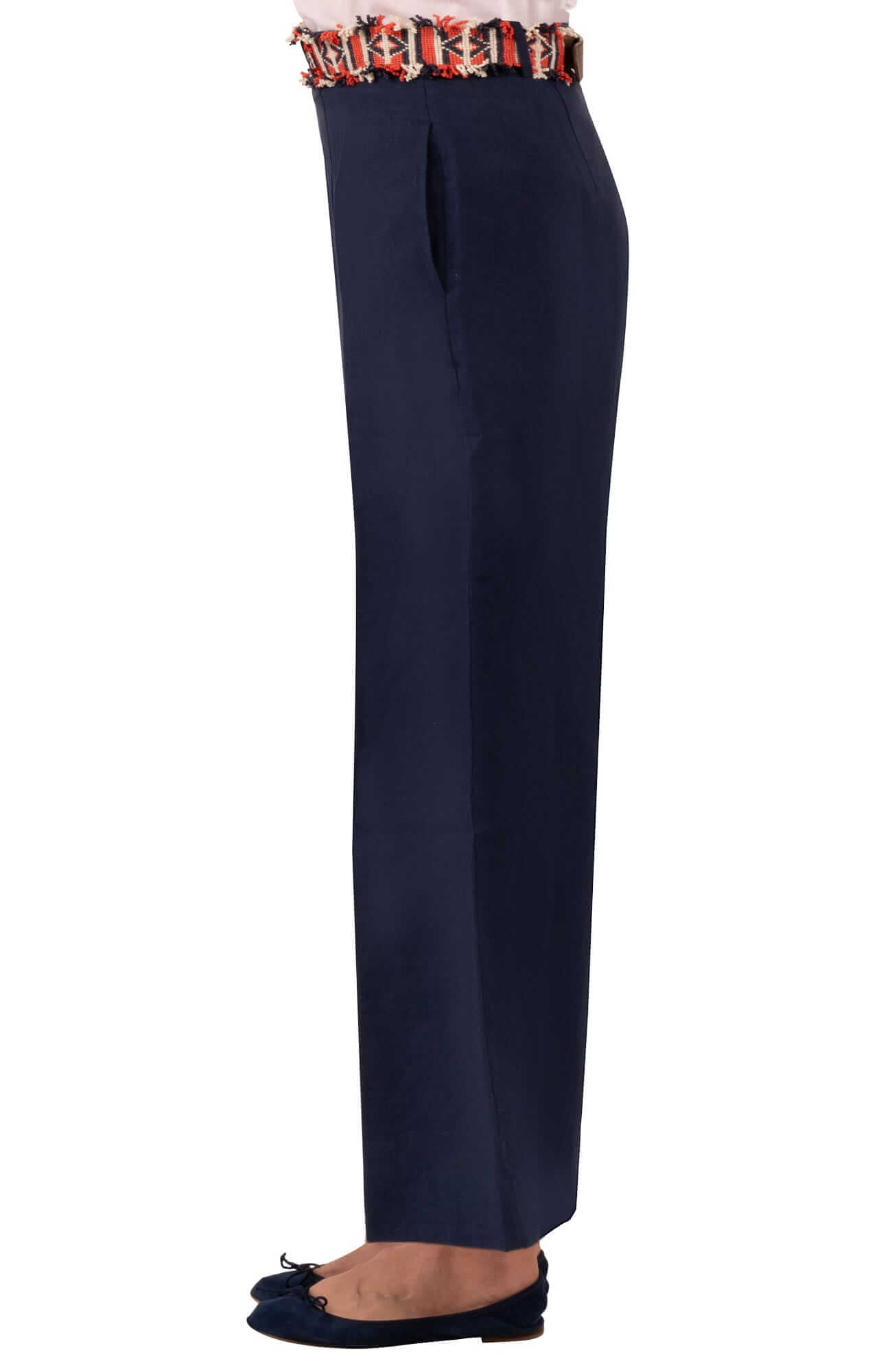 Gretchen Scott LLC - Wholesale Pants - Women's - Bacall Linen Trousers - La Di Da7