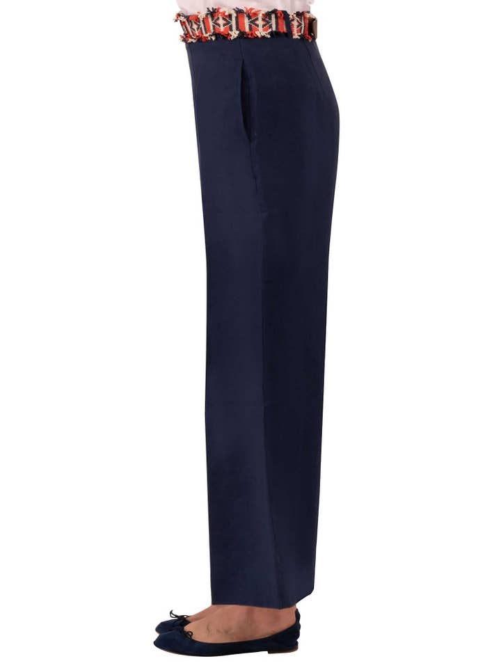 Gretchen Scott LLC – wholesale Pants – Women's – Bacall Linen Trousers - La Di Da7