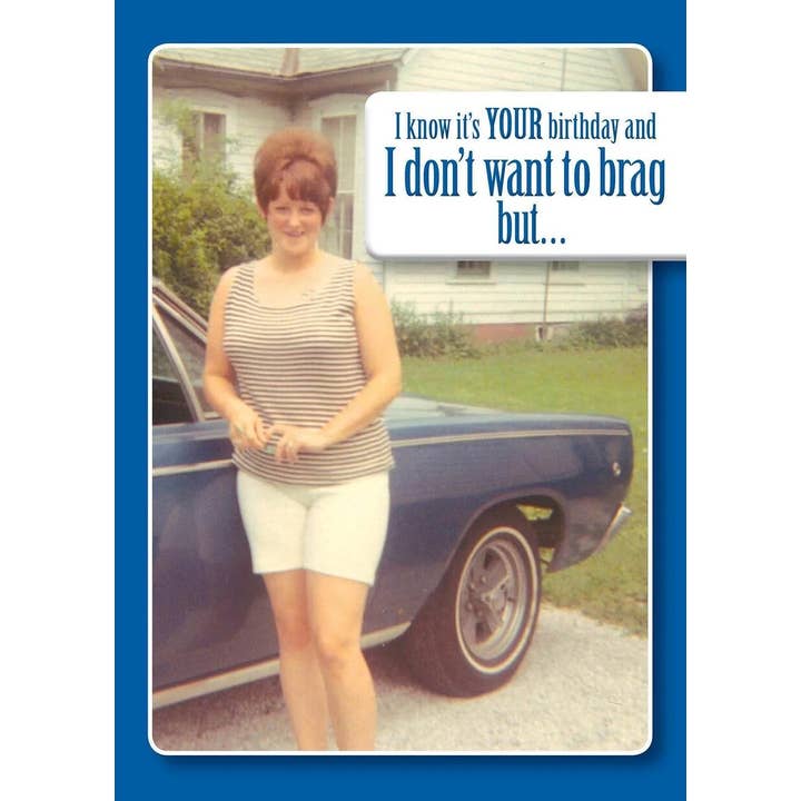 Shade Tree Greetings - Wholesale Birthday Card - AP1207 Birthday Card – “Still Fit Into the Earrings”