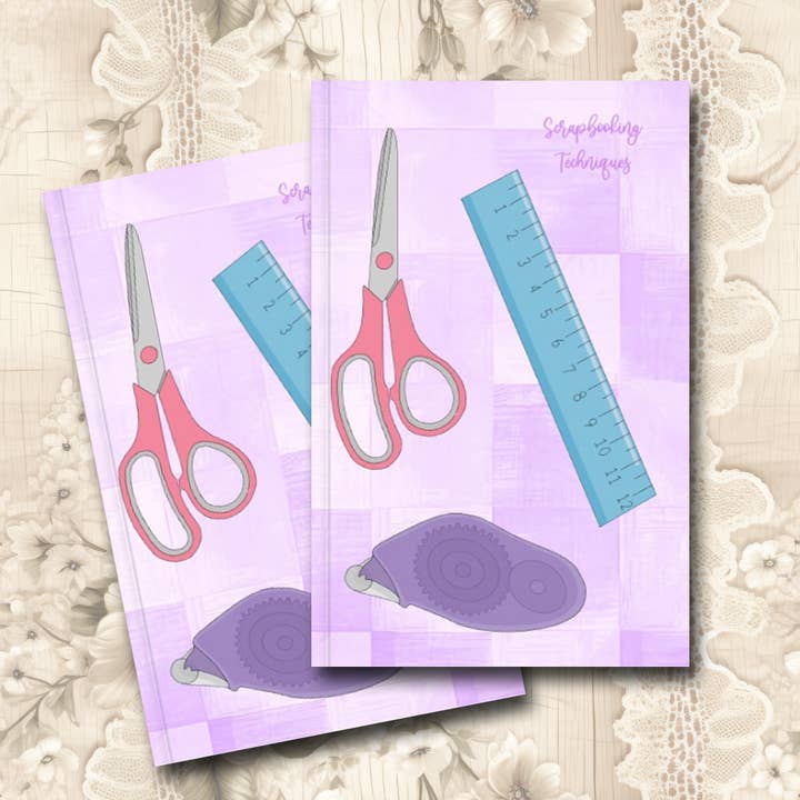 Diario di Scrapbooking Vuoto Lavanda per la vendita all'ingrosso da parte di Gilded Iris Designs, LLC