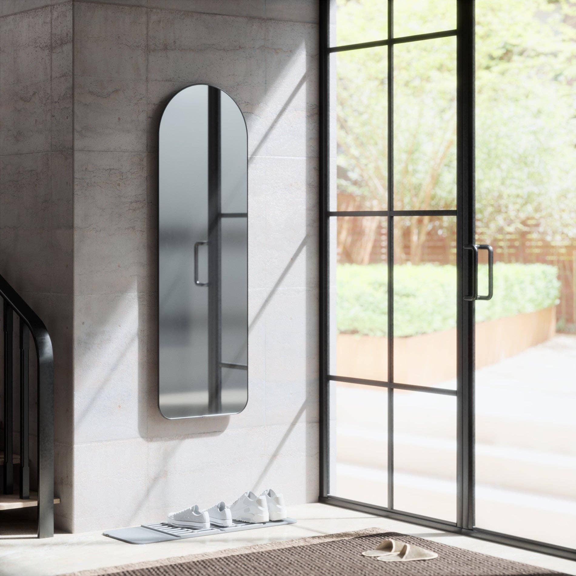 Umbra - Wholesale Wall Mirror - Hubba Arched Leaning & Wall Mirror2