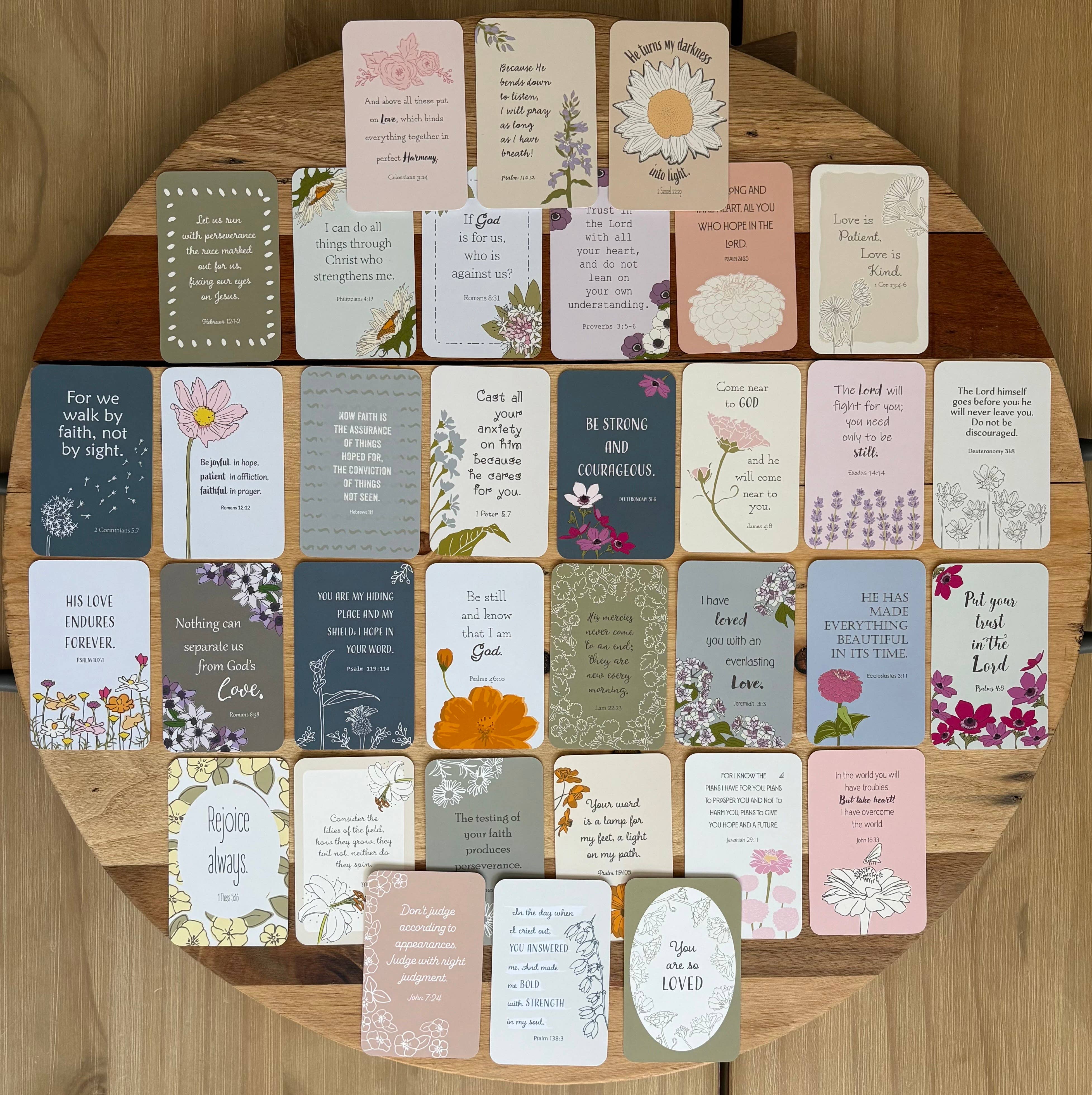 Sent Paper Co. - Wholesale Religious Card - Bible Verse Cards - Words of Blessings - Set of 60 Cards7