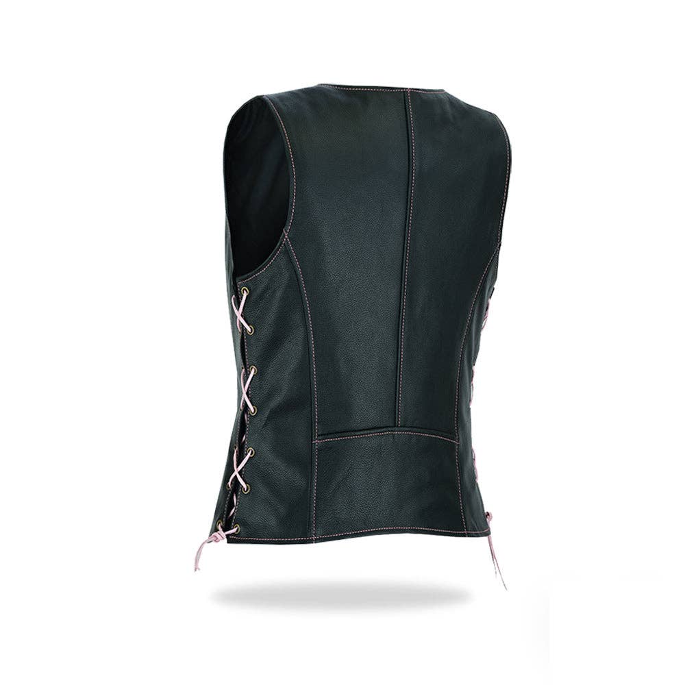 Tackfield - Wholesale Outerwear Vest - Women's - Womens Legacy Rider Motorcycle Leather Vest Heavy-Duty Top Grain Cow Hide4