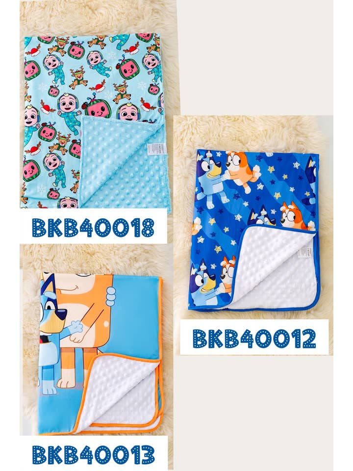 Kids Charm Online - Wholesale Bedding Blanket - Kids & Baby - BB-24: BOYS 38 X 90 BABY BLANKETS AVAILABLE IN 3 STYLES.
