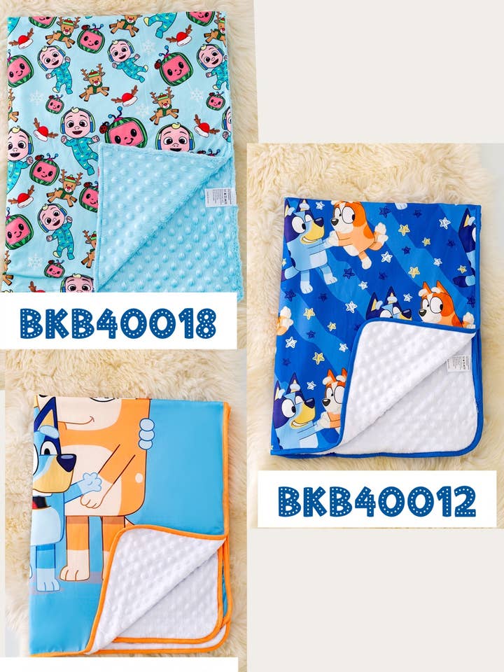 Kids Charm Online - Wholesale Bedding Blanket - Kids & Baby - BB-24: BOYS 38 X 90 BABY BLANKETS AVAILABLE IN 3 STYLES.2