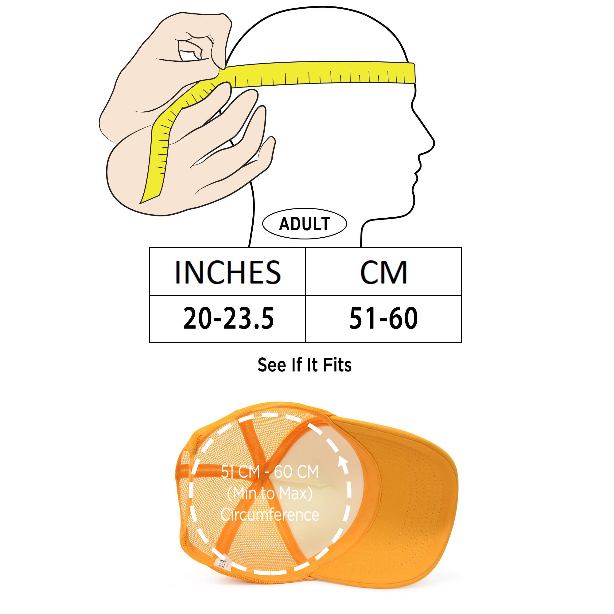 Dalix - Venta al por mayor Gorra trucker - Unisex - DALIX Trucker - Gorra de dos tonos con correa ajustable27