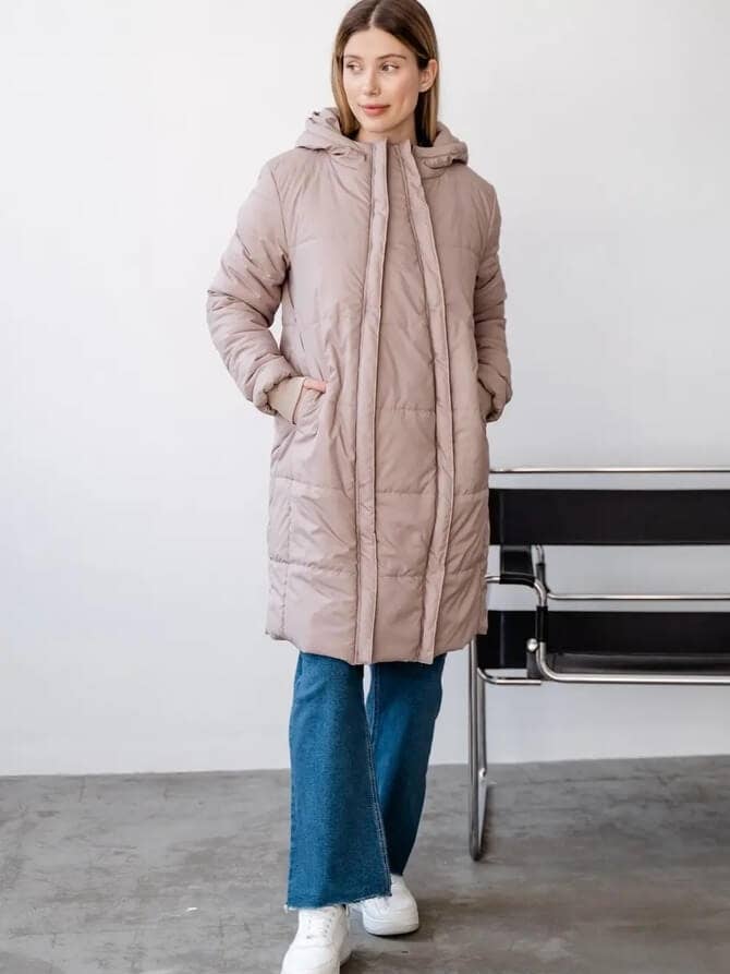 Beige 4343274 Maternity Jacket for wholesale on Faire1