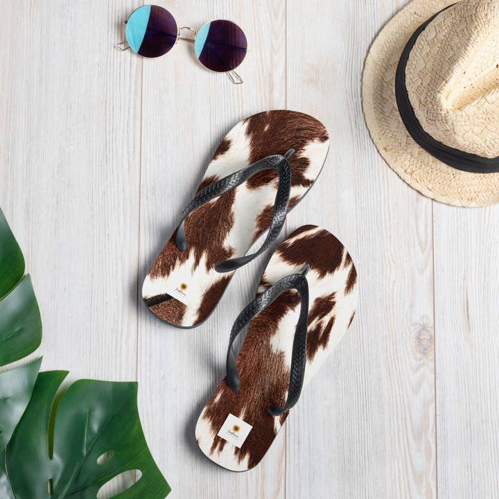 SUNFLOWER DREAMS BOUTIQUE - Wholesale Flip Flops - Women's - Cowhide Flip-Flops