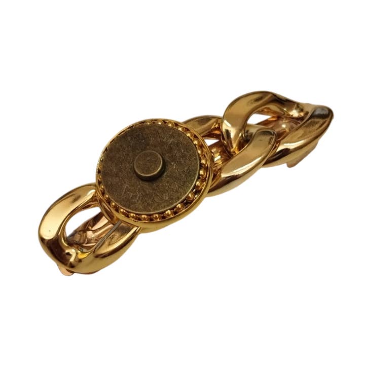 MAGNET CLIP GOLD CHAIN for wholesale by CLAUDIA DE ROSA JEWELRY