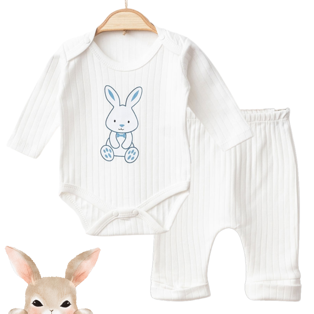 Himmelberg Baby – wholesale Clothing set – Baby – Baby Boys' Easter Outfit – Bunny Onesie & Leggings Set3