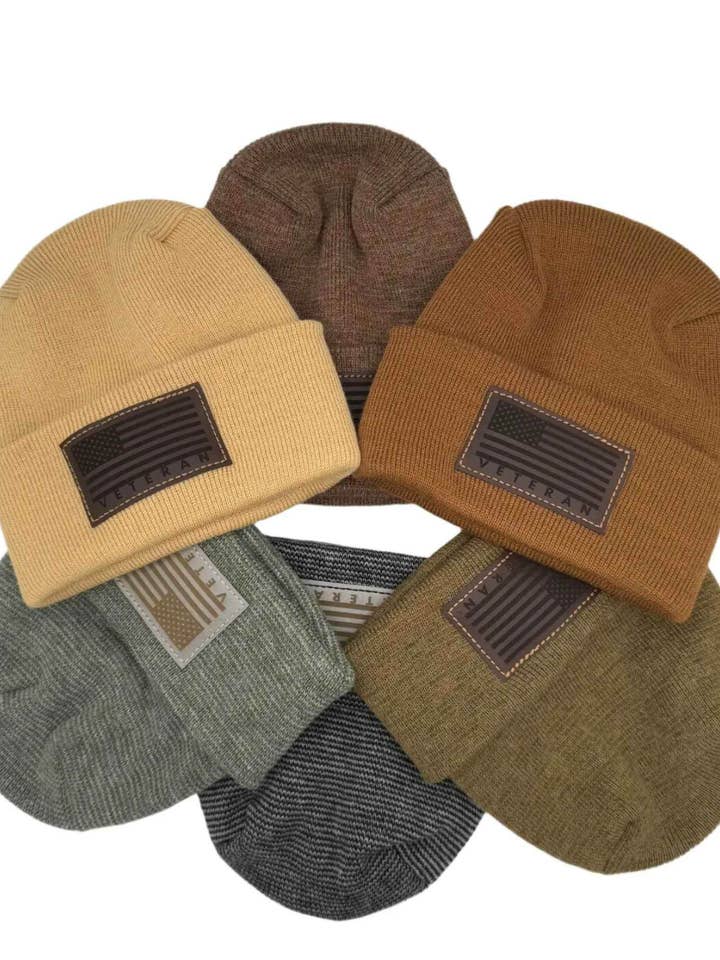 Haakwear H-Stitch™ Beanie – Honoring U.S. Veterans Men & Women| Patented Comfort | Made in USA for wholesale by HAAKWEAR Beanies