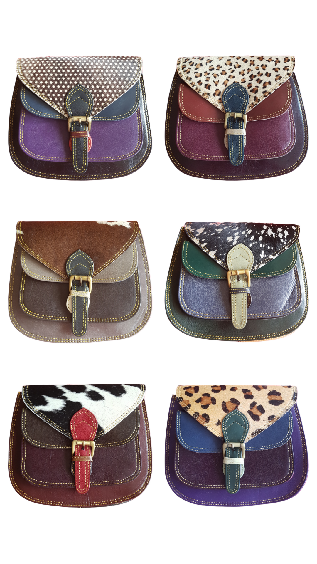 LIESZ - Vente Sac à bandoulière – femme - Sac en cuir avec imprimé animalier Mila1