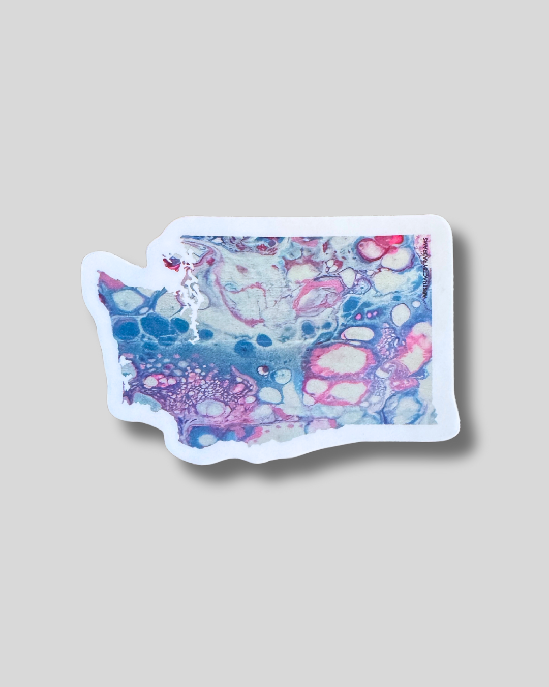 AbstractbyRabrams - Wholesale Sticker - LGBTQ Washington State Sticker Non Binary Pride Trans Pride9
