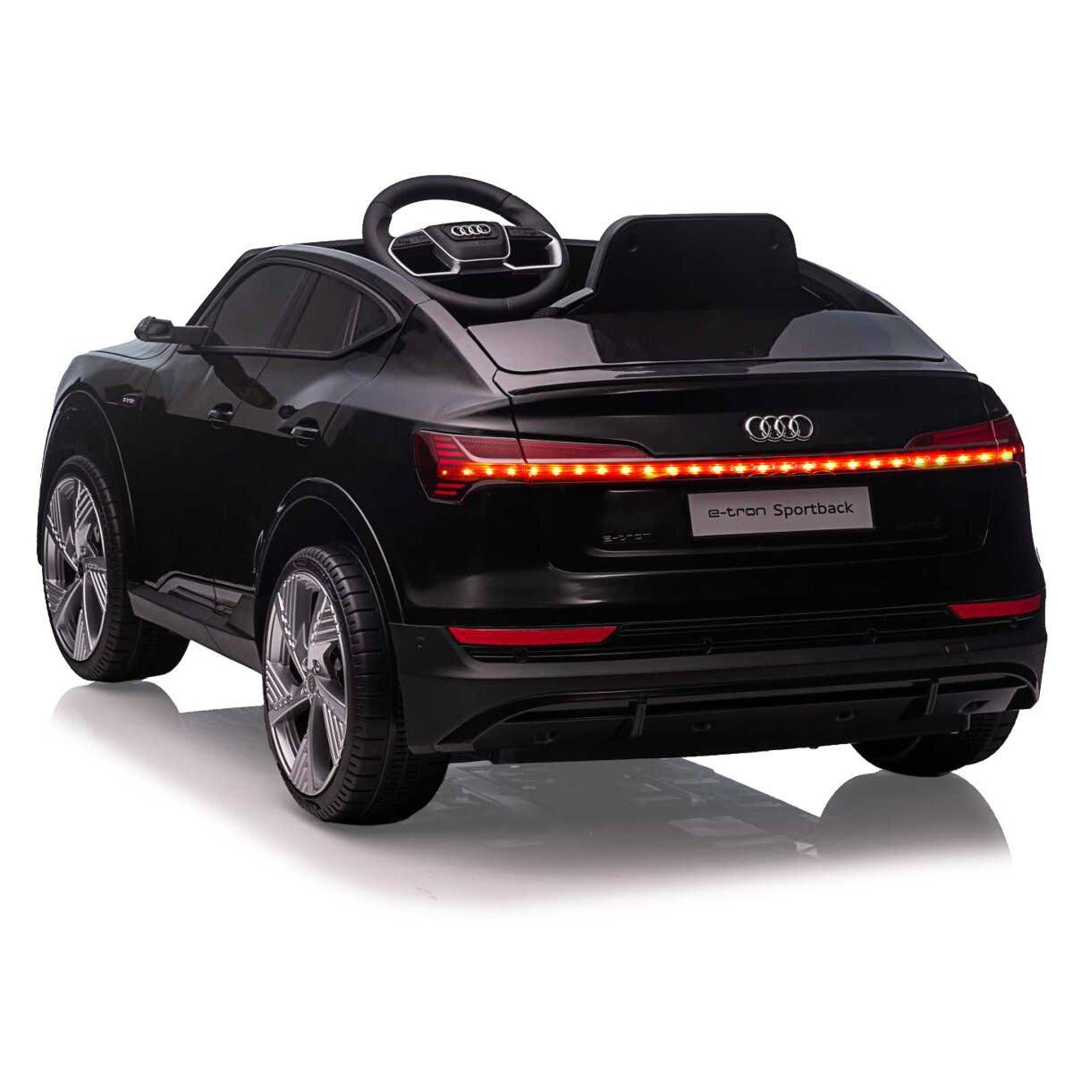 mhw24 - Wholesale Speelgoedauto /vrachtwagen - Kinderen - Ride-on Audi e-tron Sportback zwart 12 V 2,4 GHz5