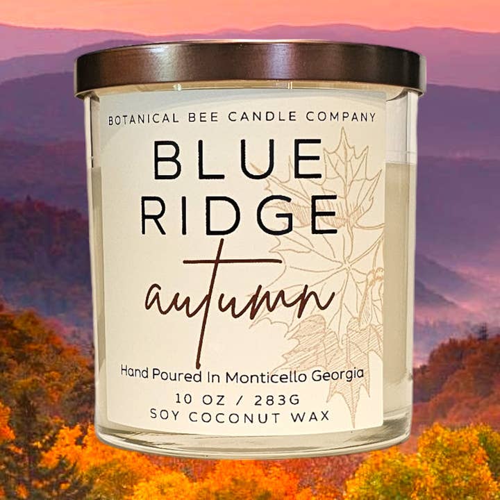 Blue Ridge Autumn for wholesale by Botanical Bee Candle Company LLC