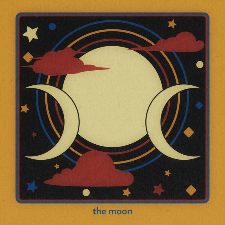 The Moon | Watercolor Print for wholesale by Neeff