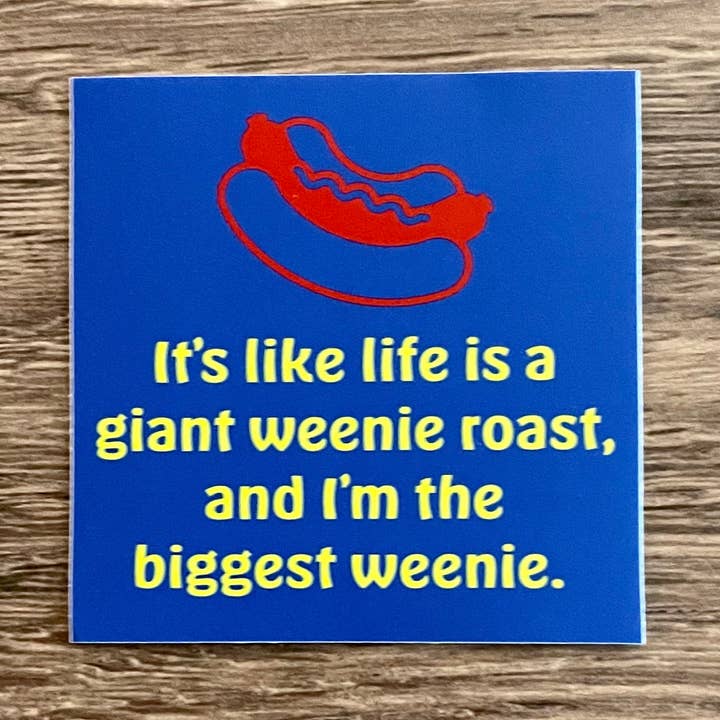 Sono il più grande adesivo Weenie. per la vendita all'ingrosso da parte di The Silver Spider