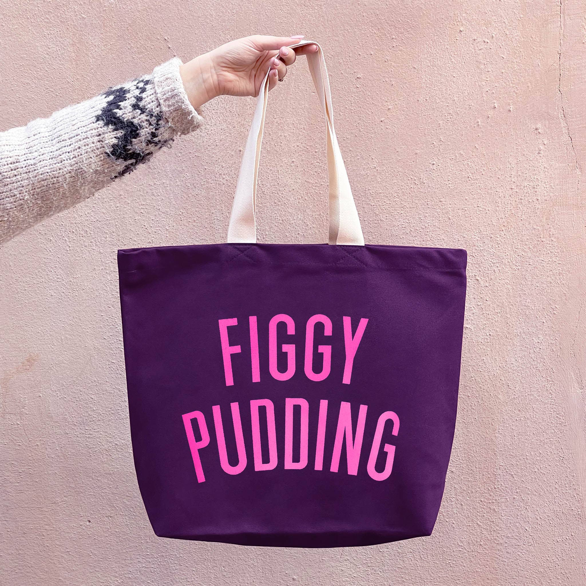 Alphabet Bags - Wholesale Tote bag – Women's - Figgy Pudding - Plum Tote Bag1