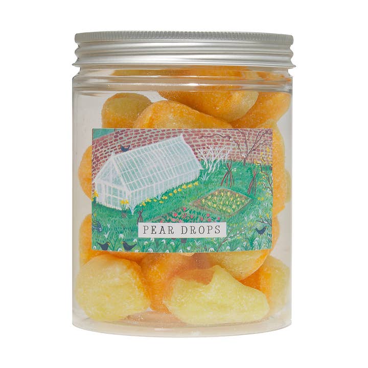 Candyhouse Ltd – wholesale Boiled sweets – Pear Drops Hard Boiled Sweets in Jam Jar