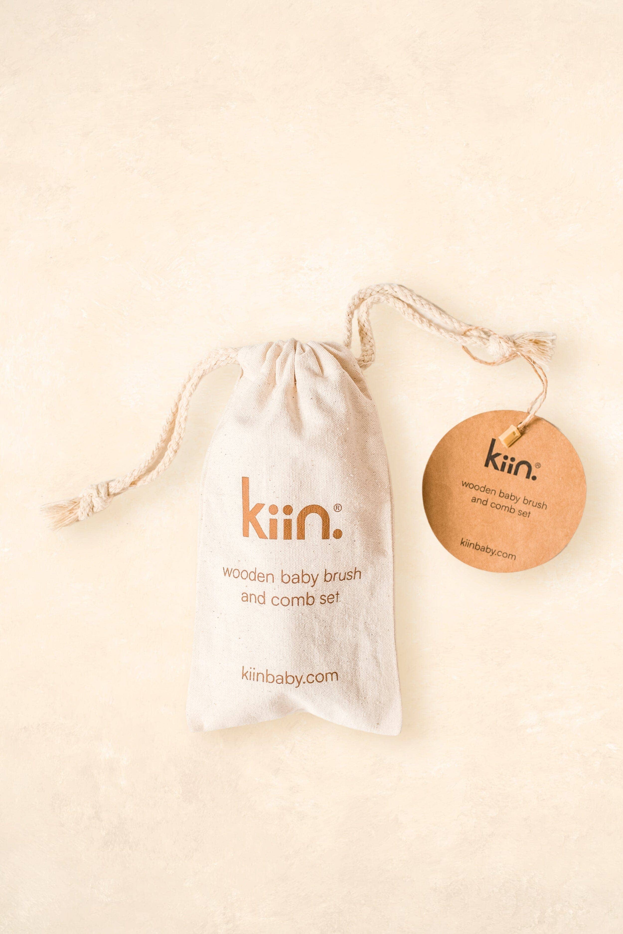 Kiin Baby - Wholesale Hair Brush/Comb Set - Kids & Baby - Wooden Baby Brush + Comb Set6