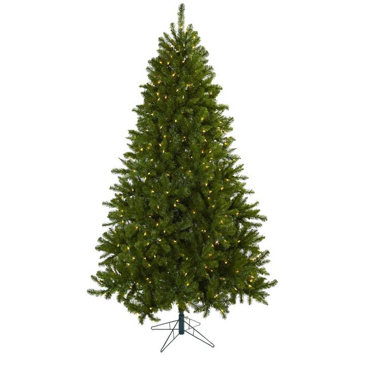 7.5’ Windermere Christmas Tree w/Clear Lights for wholesale by Silk Flower Depot