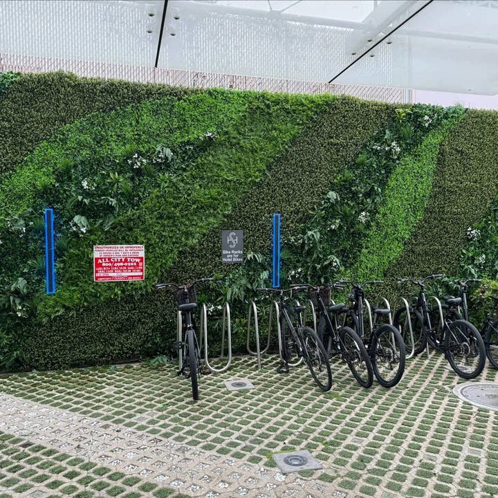 Designer Plants - Wholesale Artificial plant - Lush Fern Artificial Green Wall 40" x 40" 11SQ FT Commercial Grade UV Resistant22