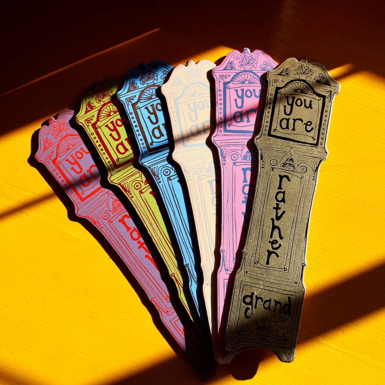 Ark Colour Design - Wholesale Bookmark - Grandfather Clock Bookmark4