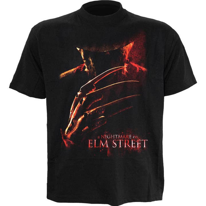 Spiral - Wholesale T-Shirt (Graphic) - Unisex - NIGHTMARE ON ELM STREET - POSTER - Front Print T-Shirt Black