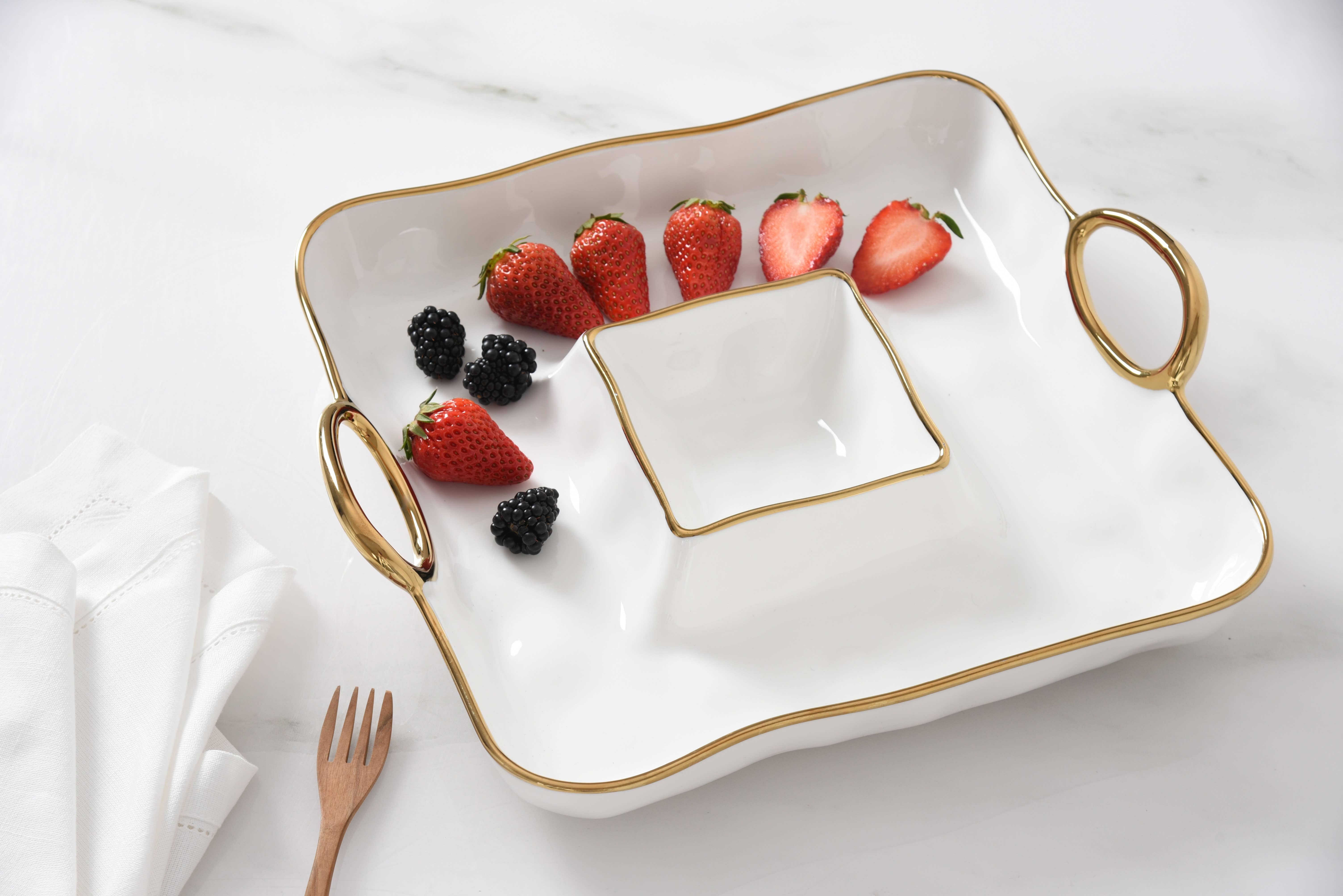 Pampa Bay - Wholesale Condiment/Dip Bowl - Square Chip & Dip7