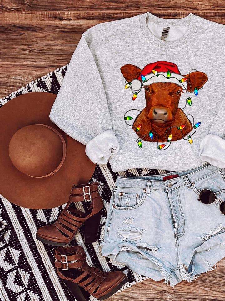 Red angus Christmas for wholesale by Buckin Barn Wholesale