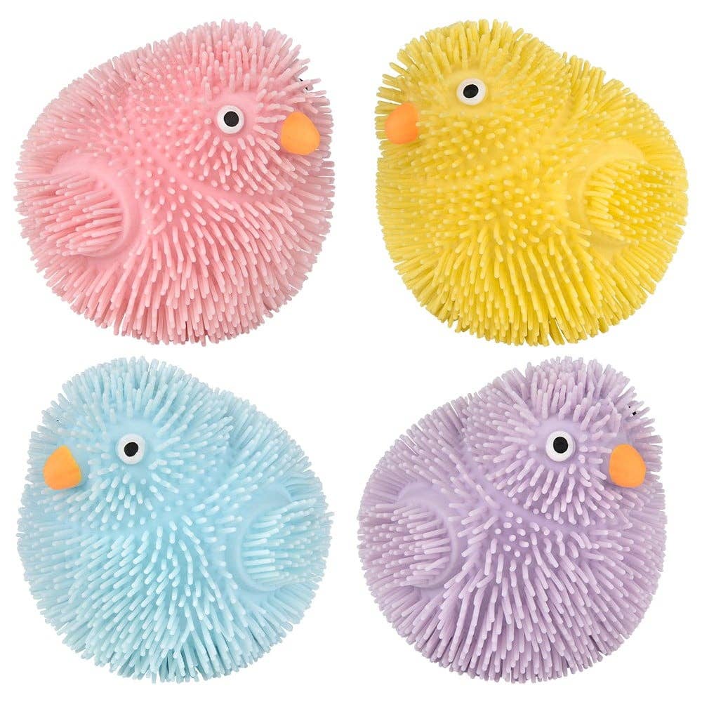La Luna Bella - Toys - Vendita all'ingrosso Giocattolo classico - Bambini - Pulcino di Pasqua Puffer 3" - LLB Toys1