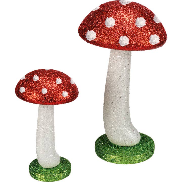 Mushroom Figurine Set for wholesale by Primitives by Kathy