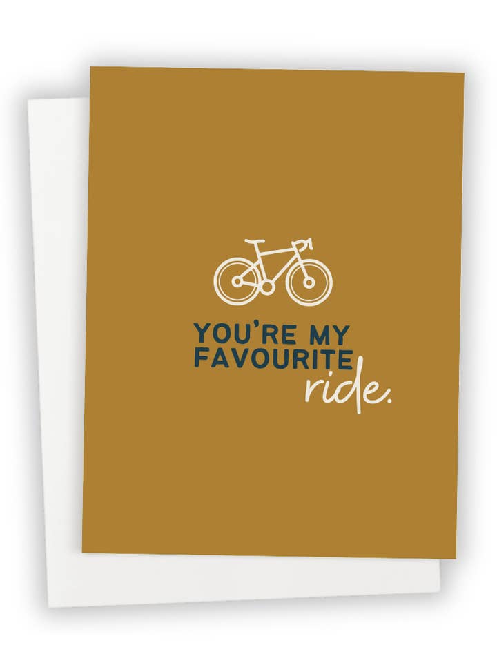 You're my Favourite Ride for wholesale by Send It Greeting Cards
