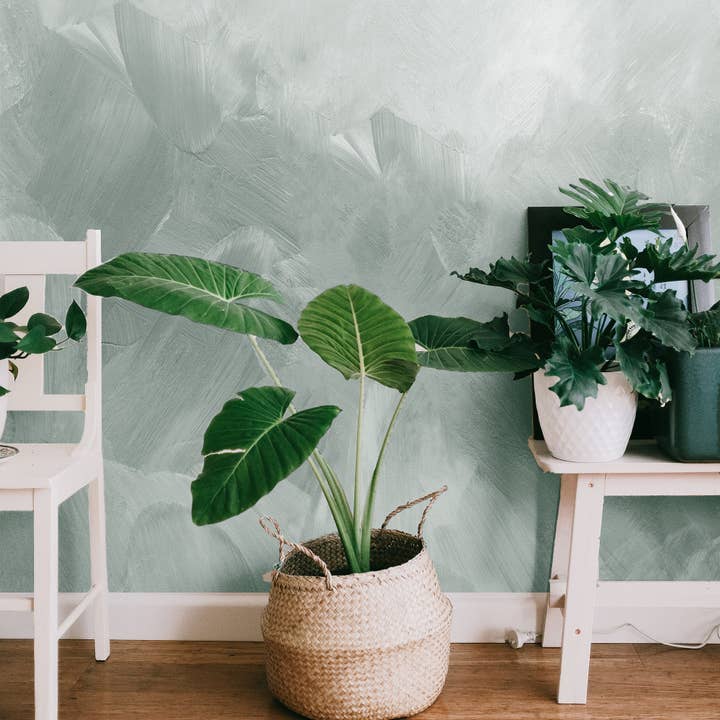 Venetian Wallpaper. Sage Color. Peel and Stick. for wholesale by Timberlea