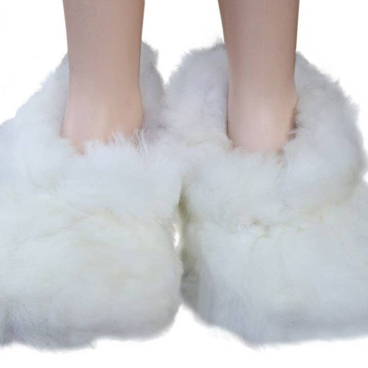 Choice Alpaca Products - Wholesale Slippers – Unisex - Fluffy Furry Fuzzy Alpaca Slippers5