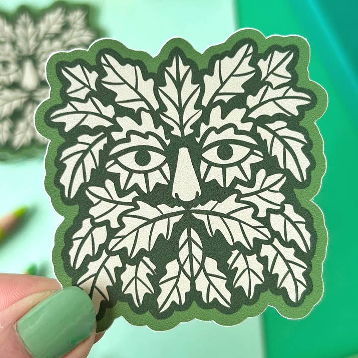 Autocollant Green Man pour la vente par Stacey McEvoy Caunt