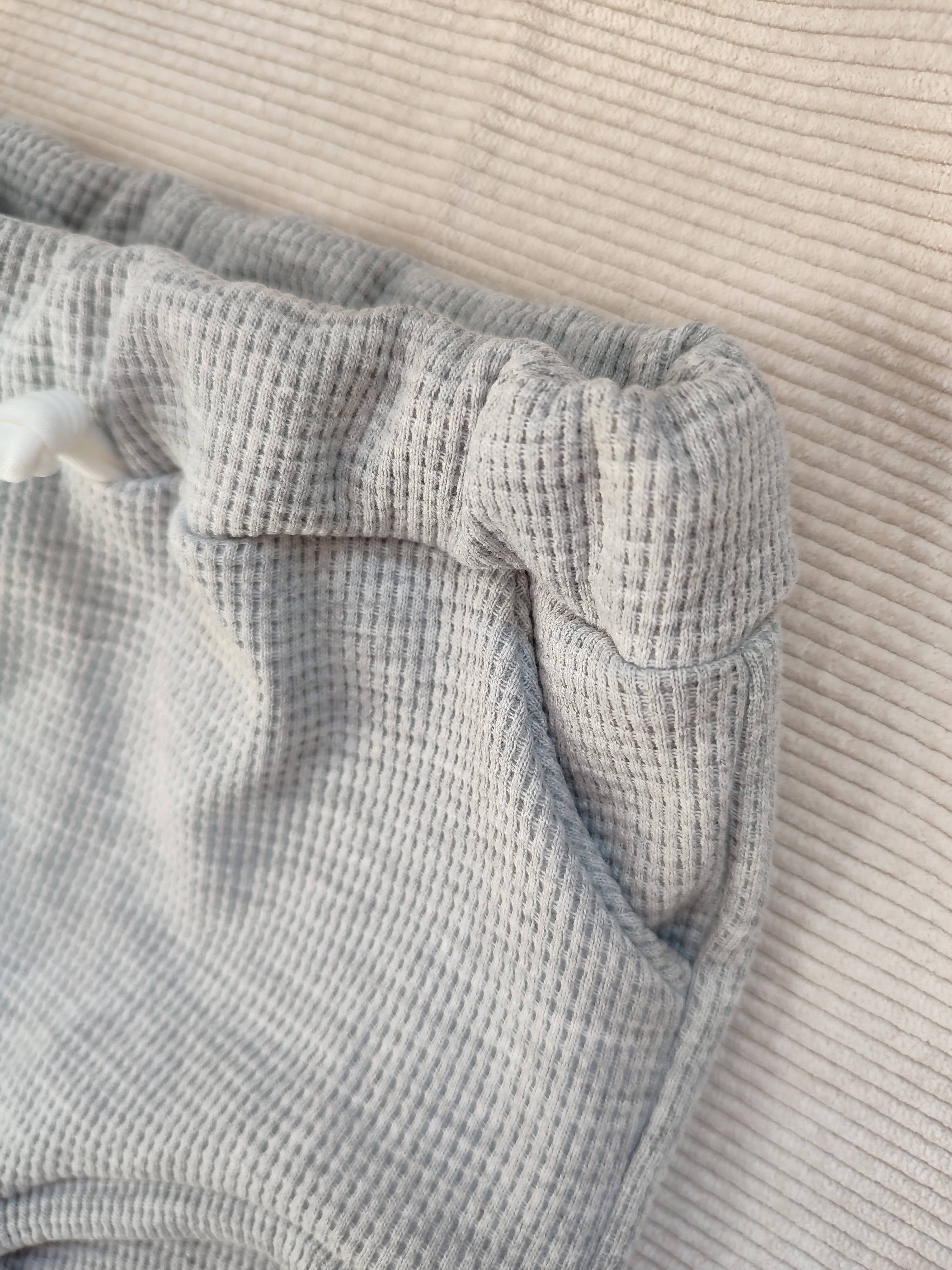 Petiteaude - Wholesale Underwear/Diaper Cover - Baby - Grey Waffel Bloomers3