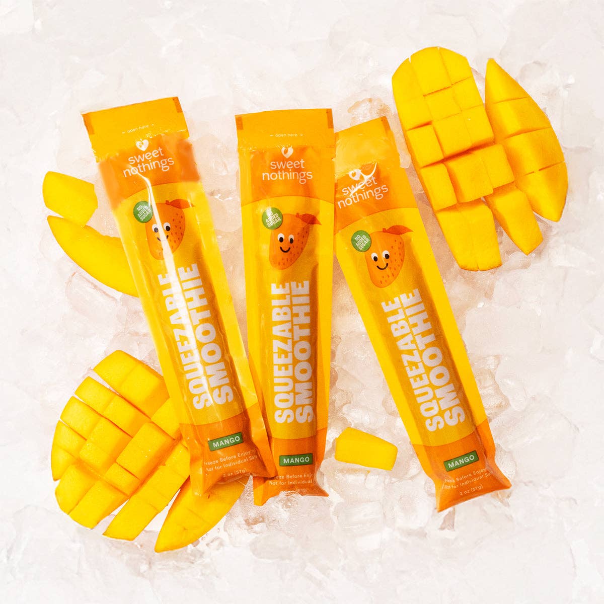 Sweet Nothings - Wholesale Fruit Snacks - Mango Carrot Smoothie Pops – Organic Fruit Popsicle2